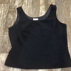Tahari size 14 pinstripe top